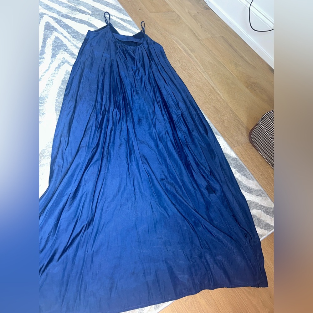 Hi Lo Navy Blue Maxi Dress